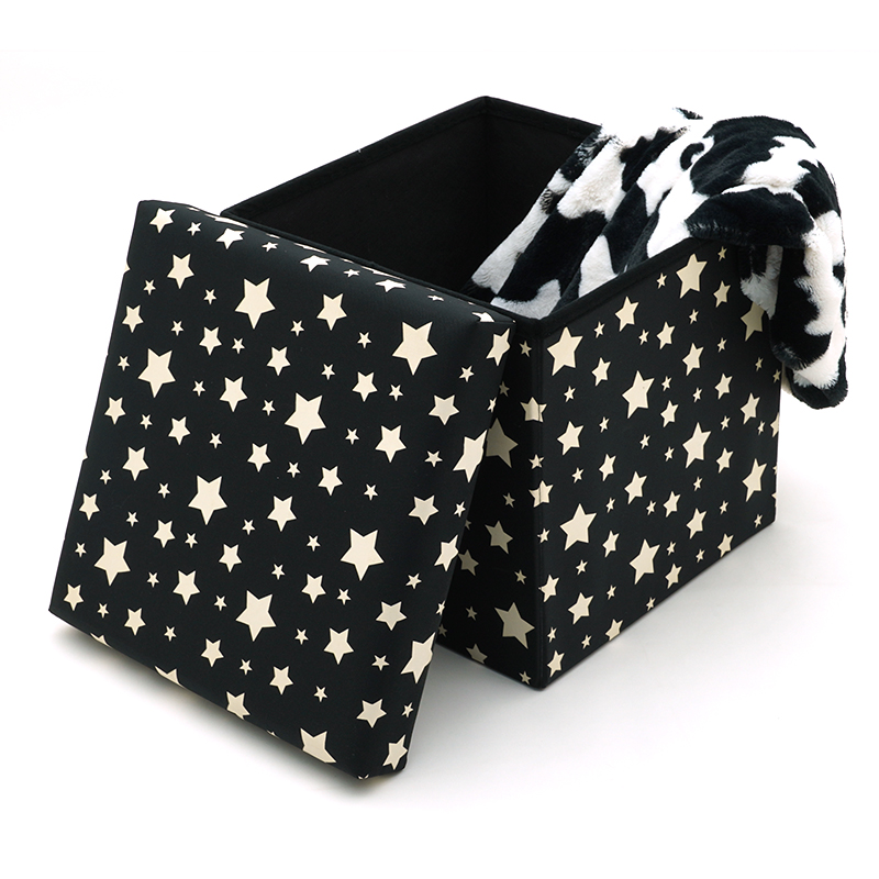 Customized 2021 Factory Wholesale Modern Foldable Storage Ottoman Footstool