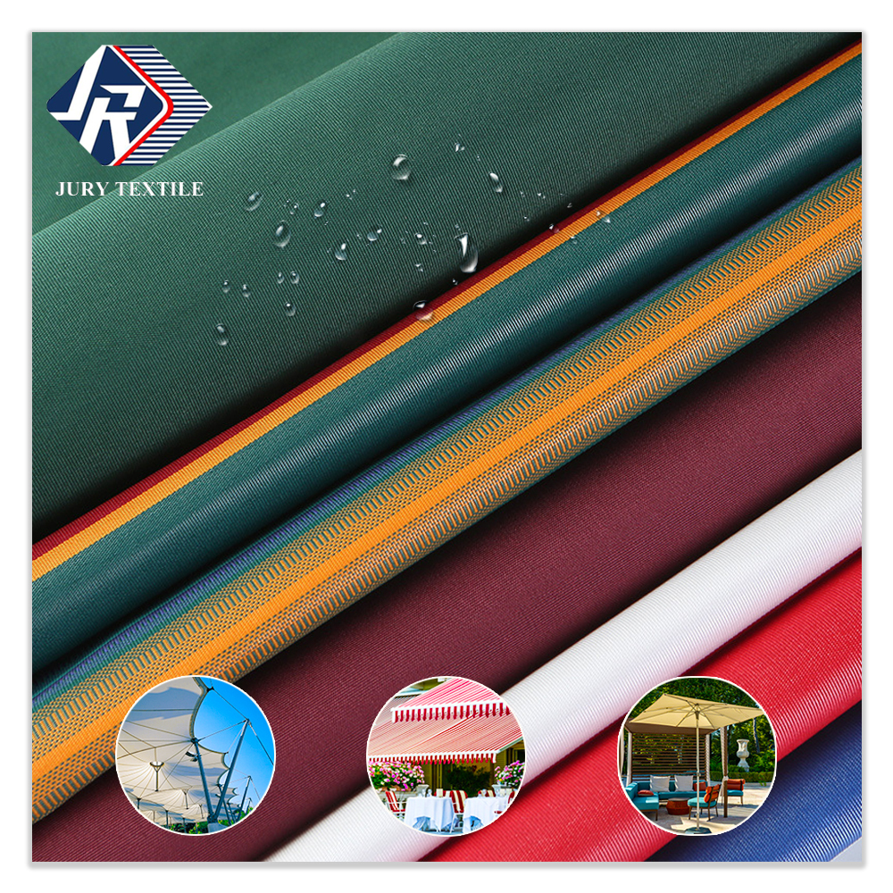 Fadeless For Five Years 100% Solution Dyed Waterproof Acrylic Sunshade Fabric For Awning Outdoor Furniture