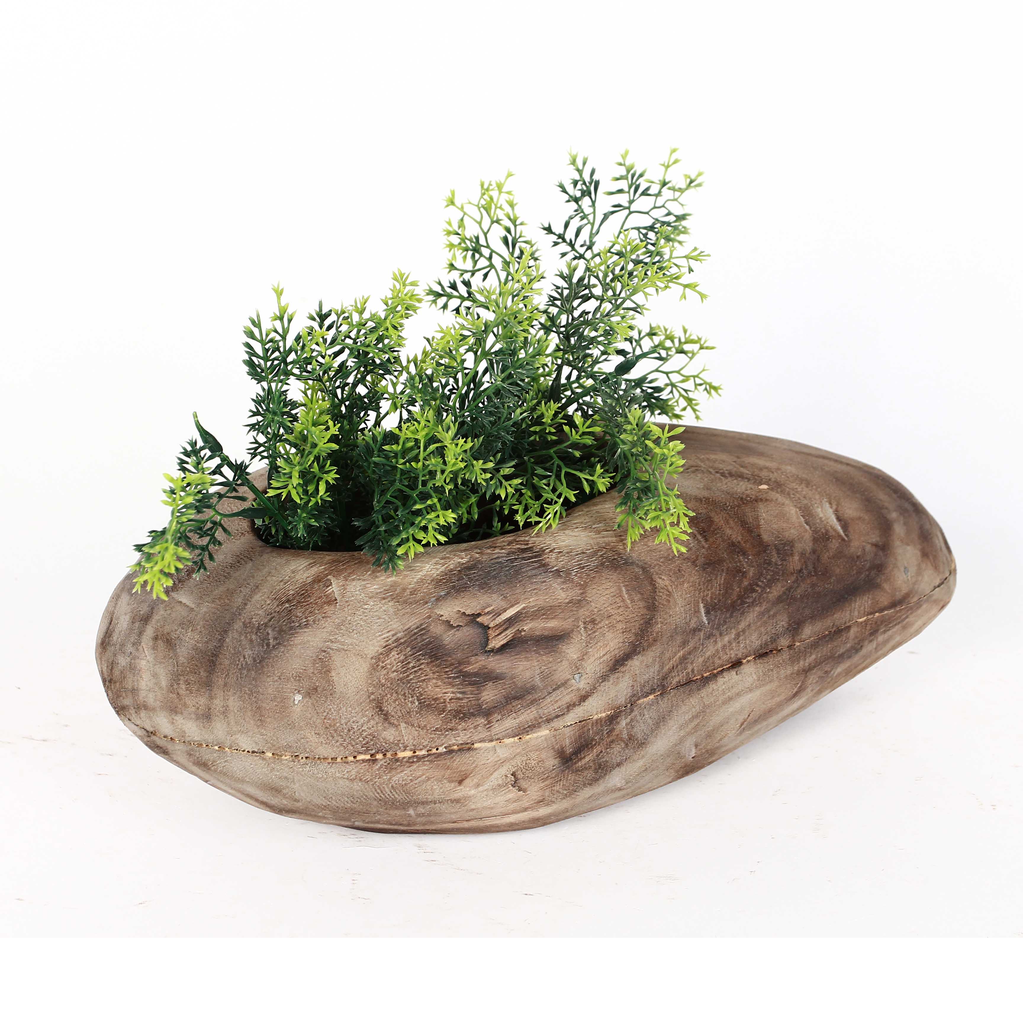 Original design small wooden flower vase for home decor table flower pot with handmade craft