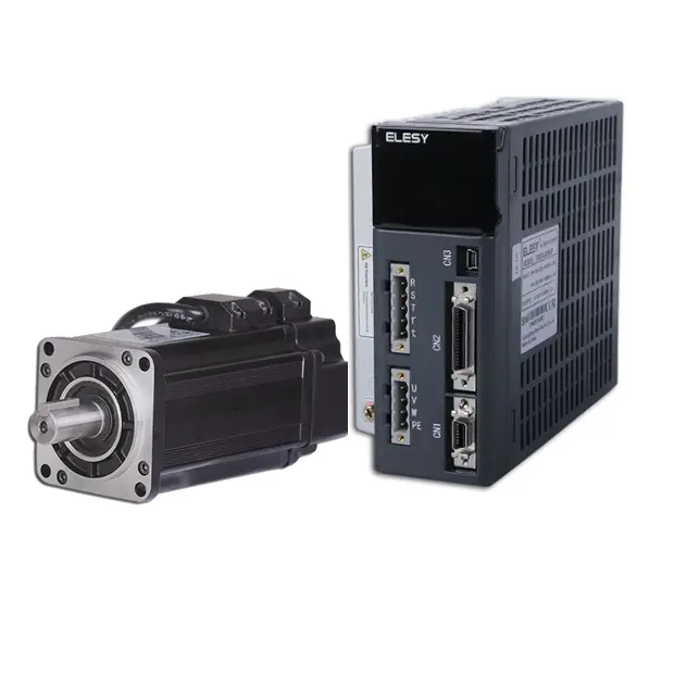 ELESY 200/400 Вт высоковольтный Серводвигатель AC220V и драйвер однофазный Интеллектуальный двигатель 60EMA-006AP22 60EMA-013AP22/ ESDA-005AP
