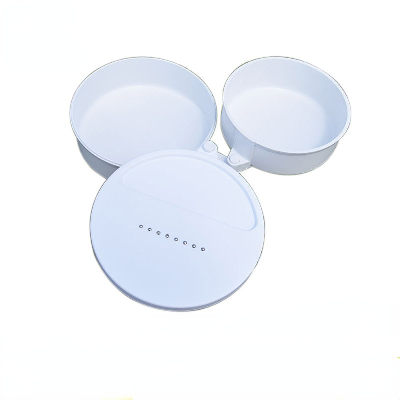 First fishing bait tray set plastic three-layer medium bait box set telescopic bracket bait box collapsible storage box
