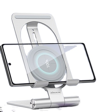 Nillkin foldable stand for iphone 12/iphone 12 pro charger Qi detachable with wireless charger flexible Cell Phone Stand Holder
