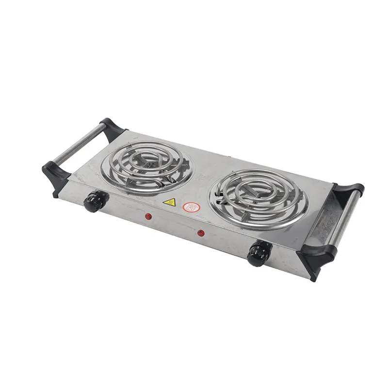 Multifunction 2 Burner Coil Spiral Tubes Electric Stove Coffee With Handle