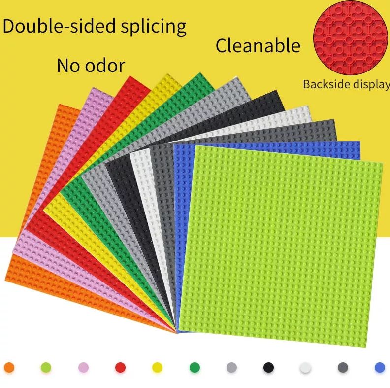 Wholesale 19.1*25.5CM DIY double side Baseplates Building Plates for Building Bricks Compatible with All Major Brands