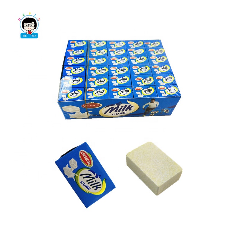Milk Cube Candy Milk Flavor Tablet Candy Sweet Strong Compress Cube Candy Factory