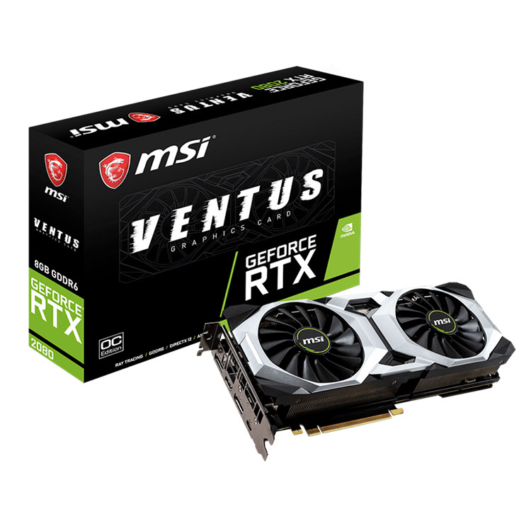 Игровая видеокарта Dcloud MSI GeForce RTX2080 8G OC с видеокартой GDDR6 в наличии
