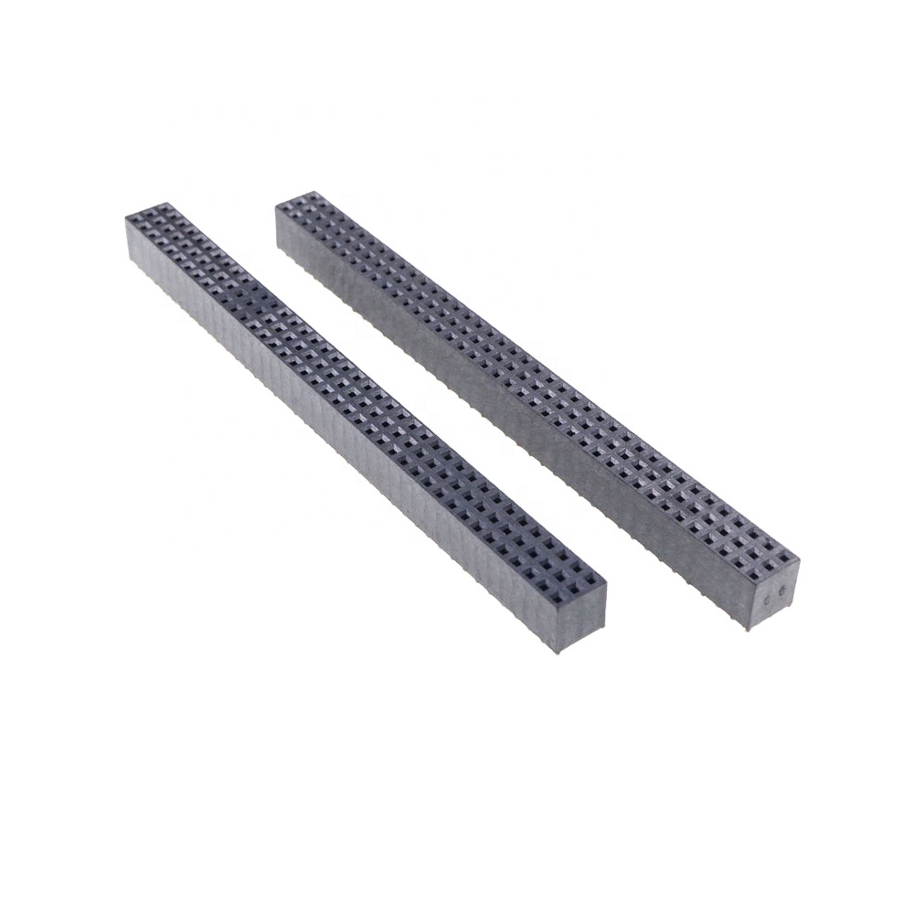 0.079" 3x40 Pin Socket Height 6.3 mm Through Holes Straigh 3 Rows 2.0 mm Pitch 120 Pin Female PCB Header