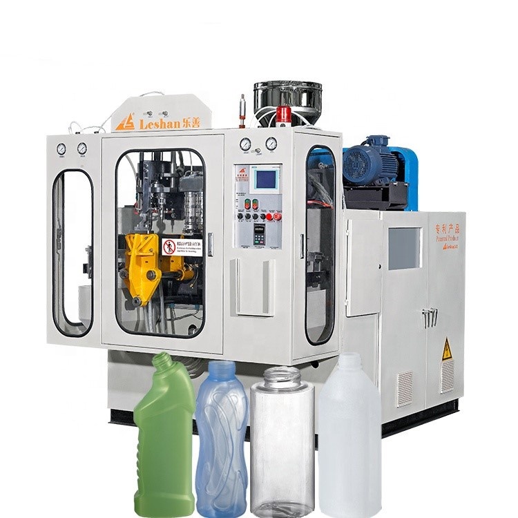 1 Liter 750ml high speed semi auto one step pet making hdpe bottle blowing machine for water