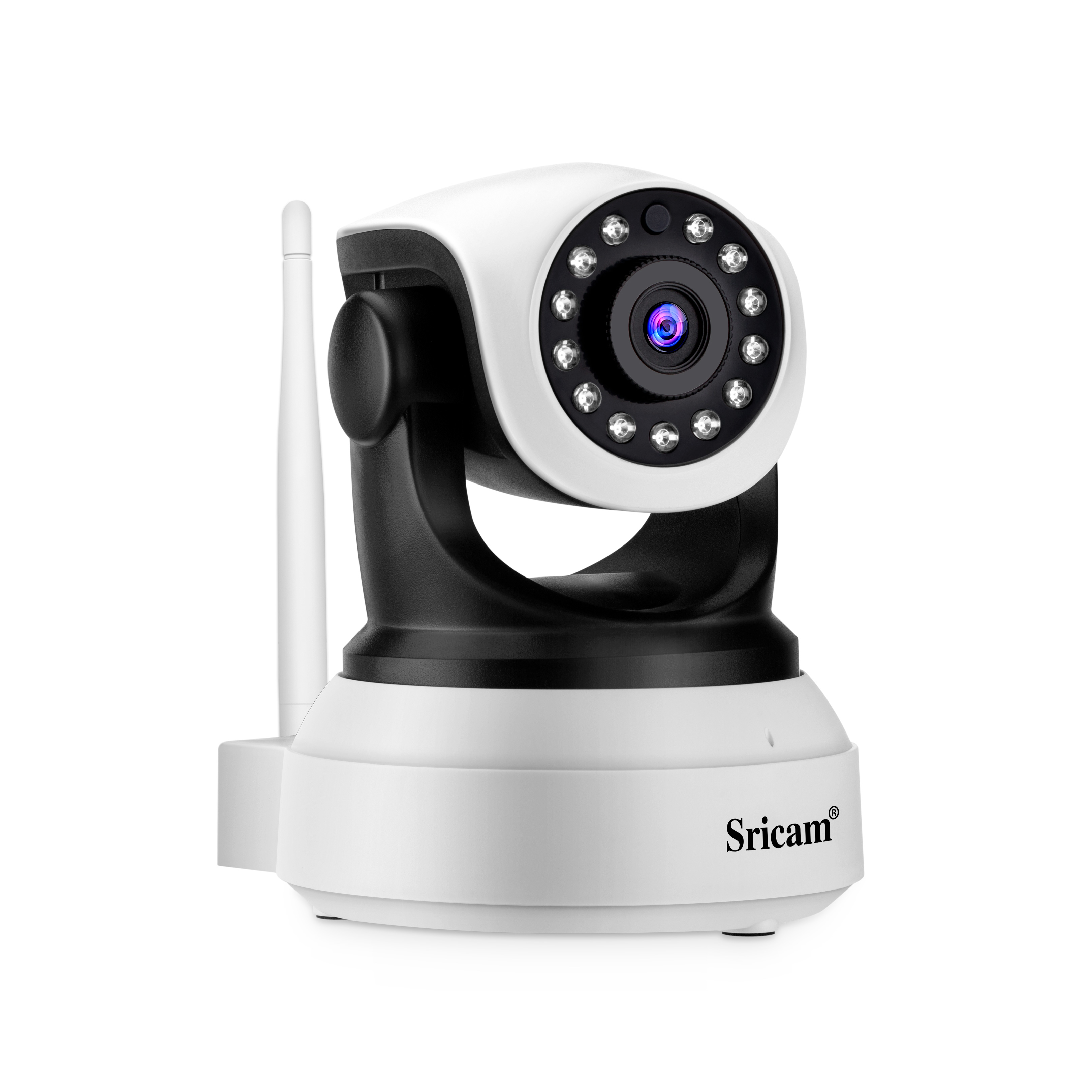 Беспроводная камера видеонаблюдения Sricam AI с автослежением, полноцветная мини-камера ночного видения PTZ 1296P HD Wi-Fi с панорамированием и наклоном