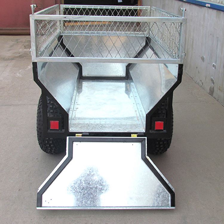 3 Ton Farm Tipping Flatbed Utv Trailer Car Hauler Trailer Enclosed Utility Trailers