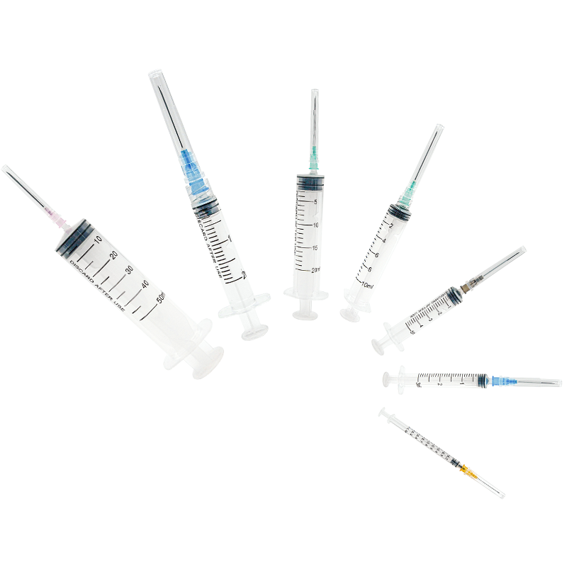 Disposable Syringe 1cc 2cc 3cc 5cc 10cc 20cc 50cc 60cc Medical Syringes and Needles Injection & Puncture Instrument Ce White EO