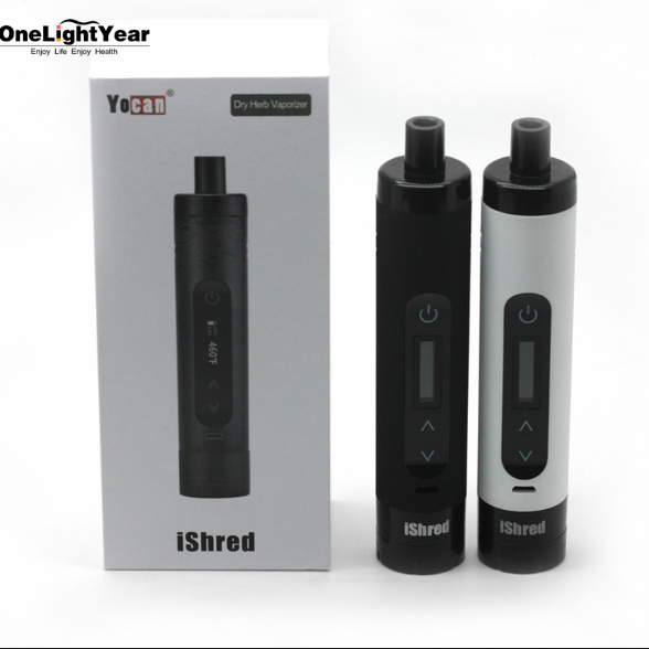 Yocan Лучший 100% оригинальный Yocan iShred сухой травы 2600 мАч аккумулятор от одного легкого года