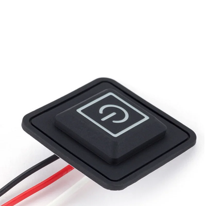 Силиконовый переключатель в сборе с печатной платой, USB-портом, тактовые переключатели, провода, резиновая клавиатура в сборе, силиконовые кнопки для нагрева одежды