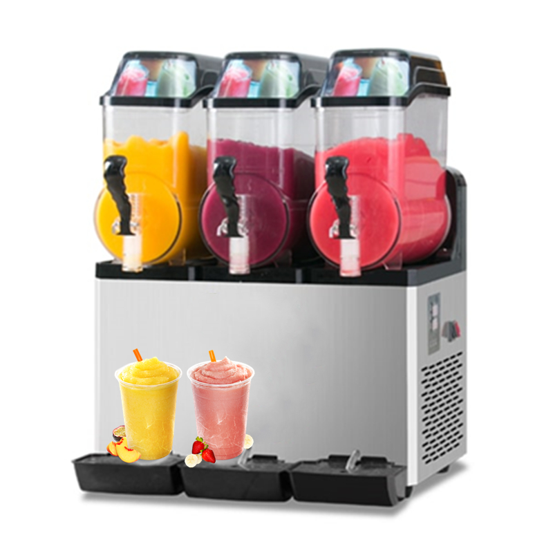 Машина для приготовления смузи daiquiri slash, Маргарита, сланцы, машина для граниты, льда, щенка, коммерческий замороженный напиток, дешевая сланцевая машина, 3 резервуара