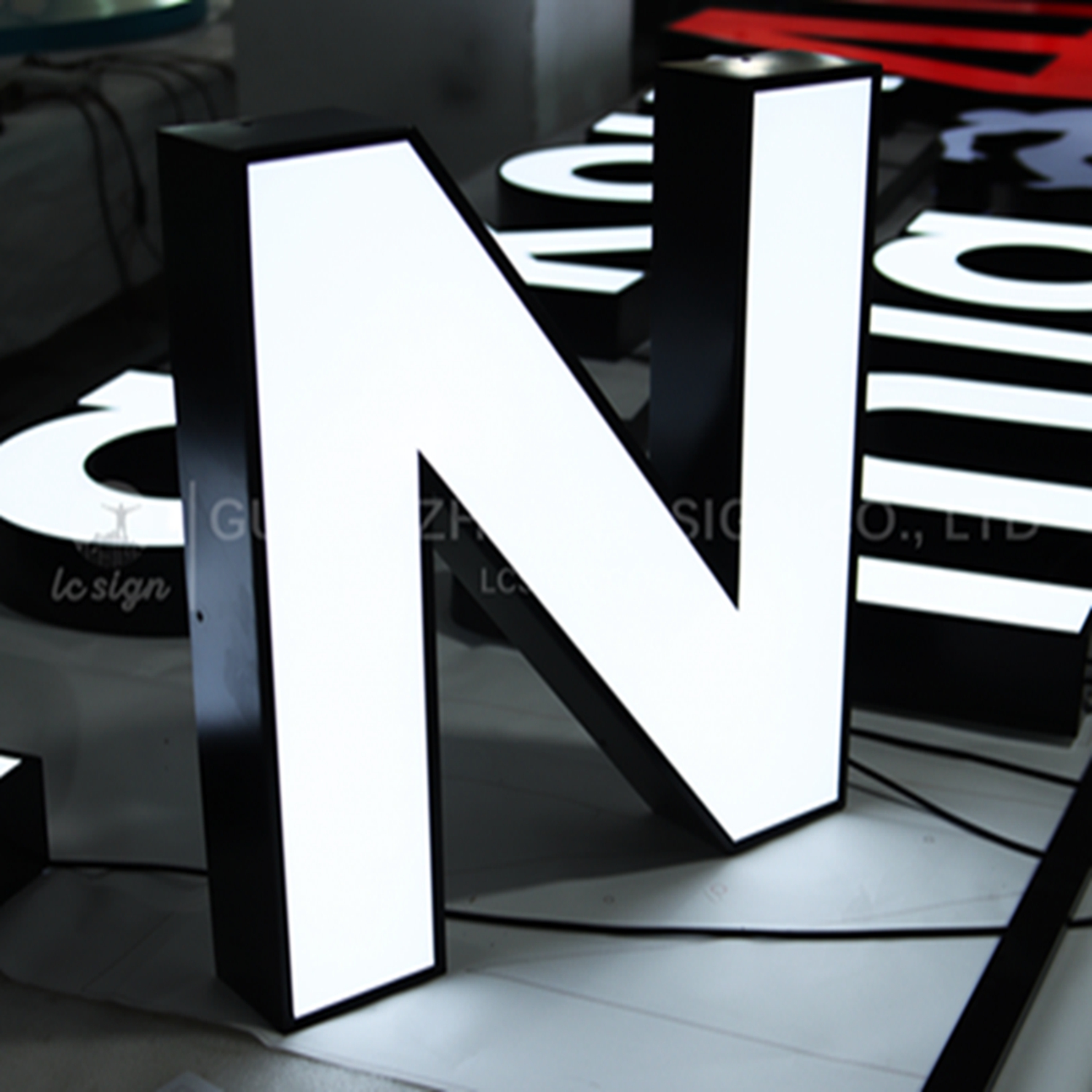 outdoor competitive price luminous characters personalized custom channel letters led illuminated sign acrylic logo sign