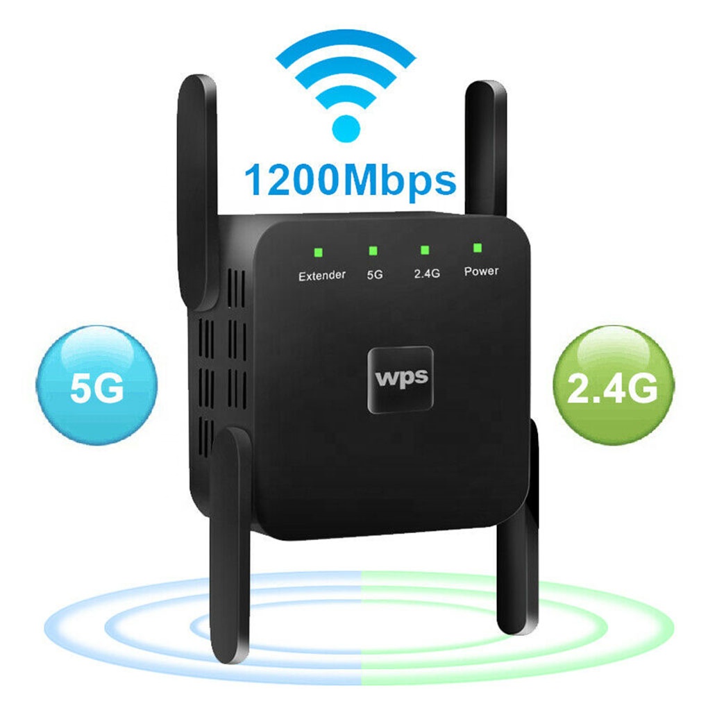 Удлинитель сигнала Wi-Fi, 5 ГГц, 1200 Мбит/с