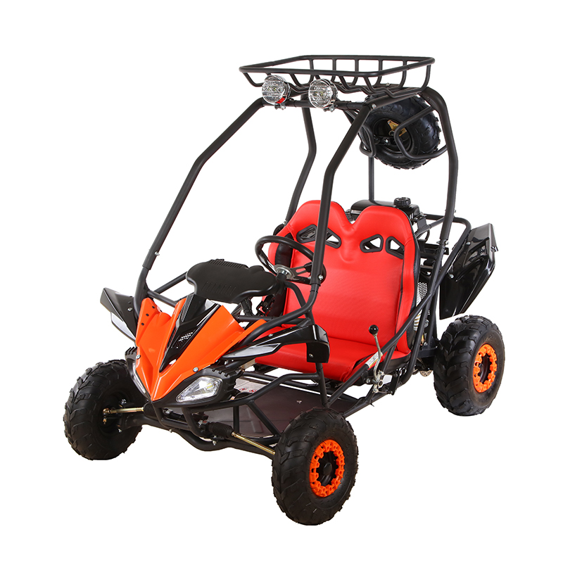 Верескового цвета, защита от солнца нового дизайна Багги 125cc Gokart для детей «Человек-паук», 2 мест gocart