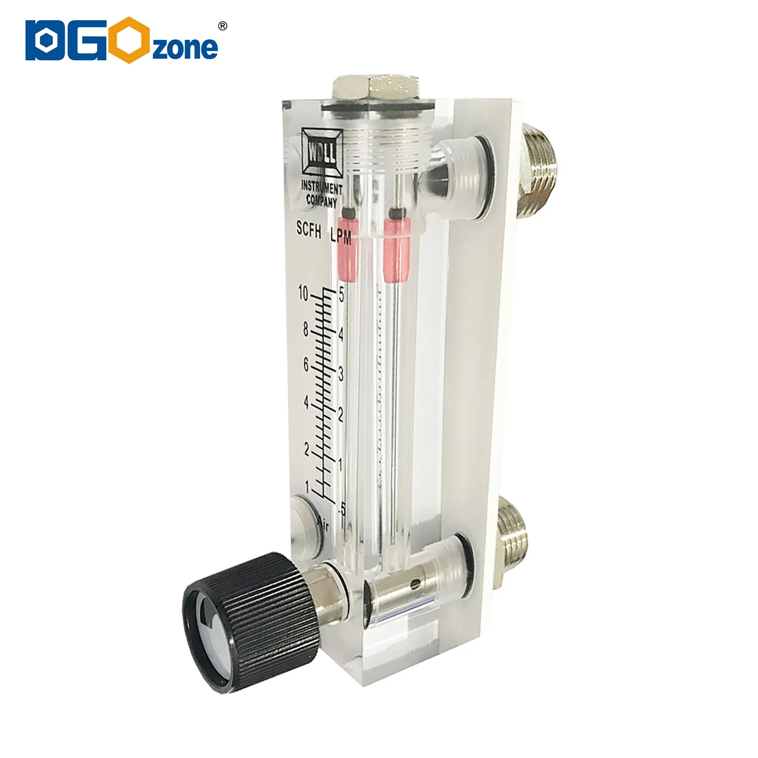 30-300L/H panel air flow meter Acrylic glass rotameter gas flowmeter