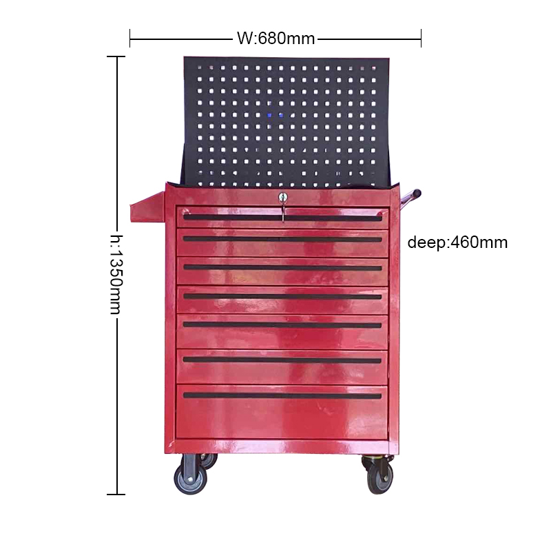 Metal universal wheel office furniture tool cabinet trolley multipurpose tool toolbox cart
