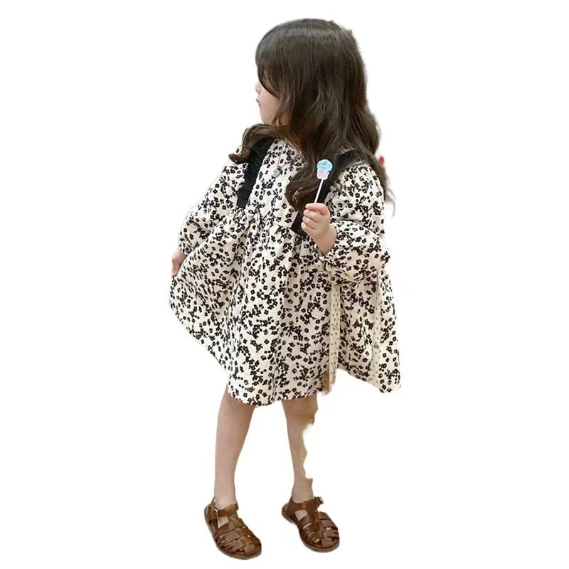 Shuoyang girls kids skirts children's clothing girls 1 to 12 floral dress Daily casual wear children's clothing supplier