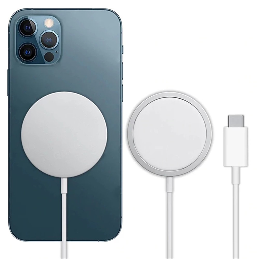 Магнитное беспроводное быстрое зарядное устройство Mag с поддержкой Android, Usb Type-c, 15 Вт