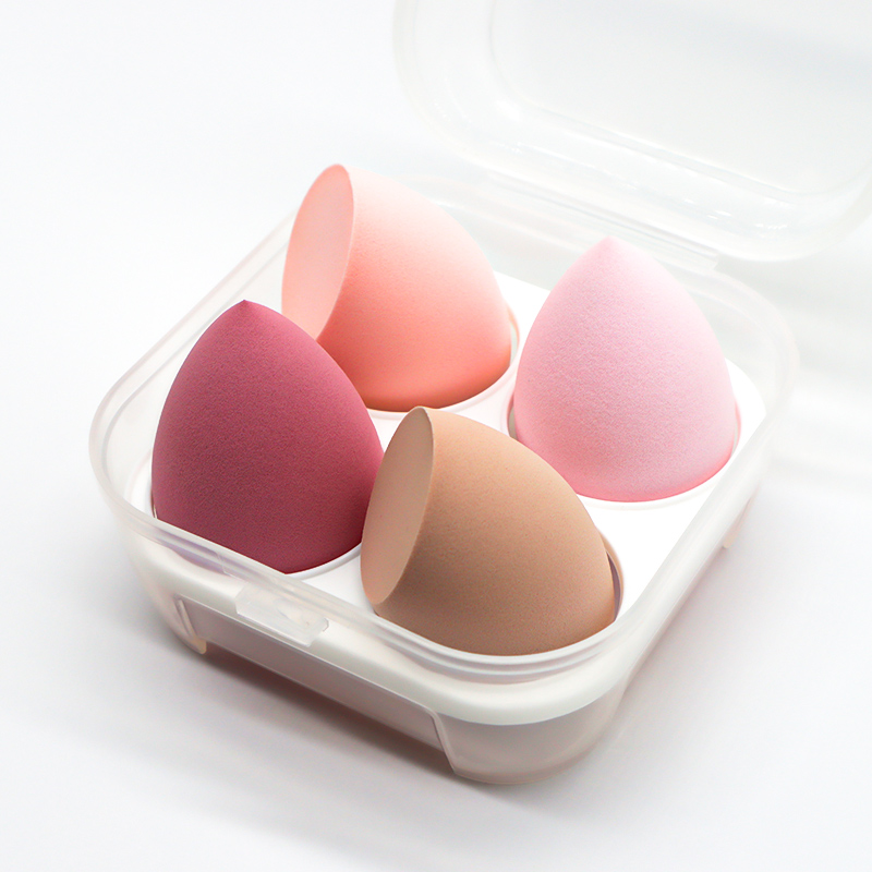 Блендер для косметики для яиц Beauty Sponge с упаковочной коробкой, на заказ, OEM