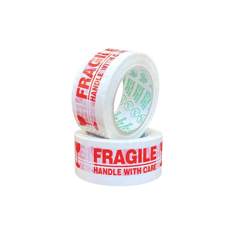 Available wholesale Custom adhesive tapes Heavy Duty Fragile Tape BOPP tape for Sealing Boxes
