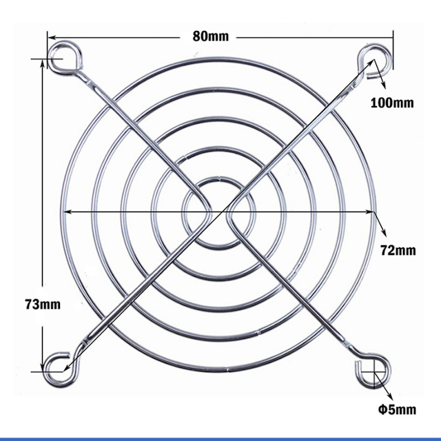 JEEK Fan Grill Metal for cooling fan 120mm