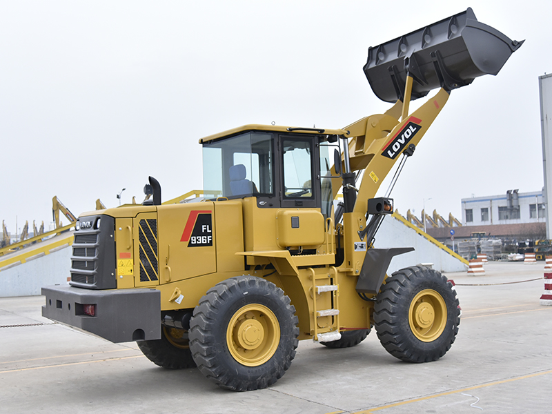 Полноприводной трактор Foton Lovol 3 тонн фронтальный погрузчик FL936F-II с ведром для продажи