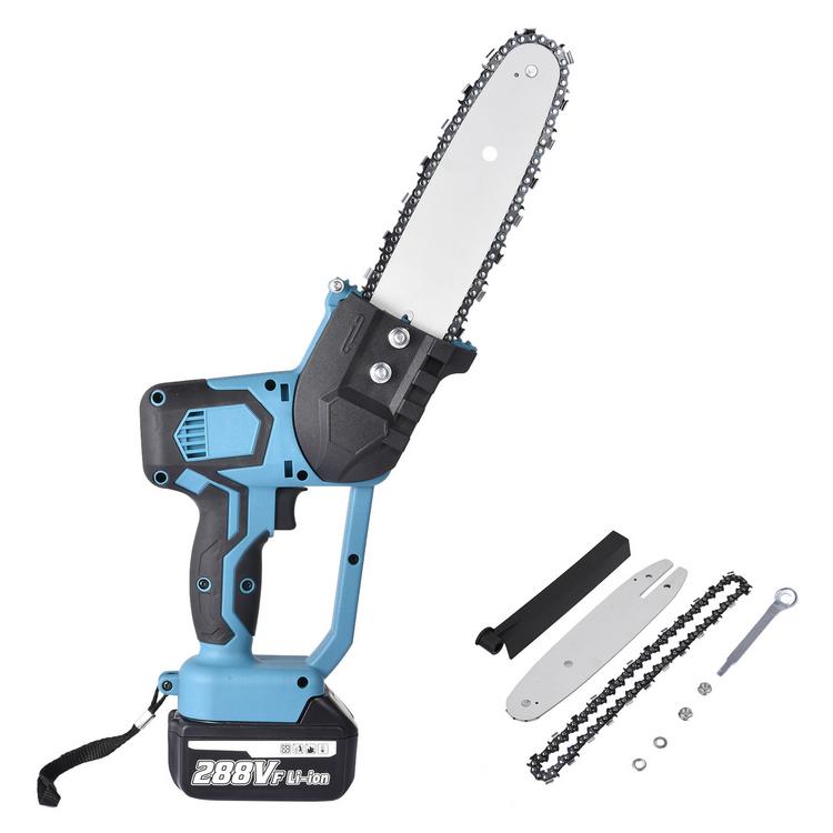 8 Inch Cordless Chainsaw Durable Battery and Charger Lithium battery high-power electric chain saw outdoor wireless tree felling