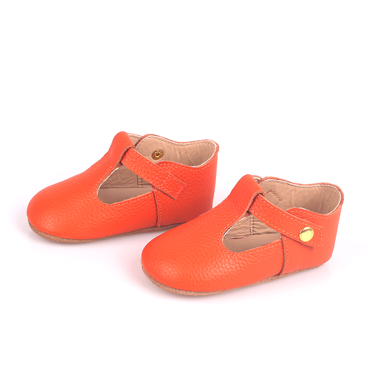 leather baby shoe beauty girls sof t-bar mary jane shoes kids shoes factory