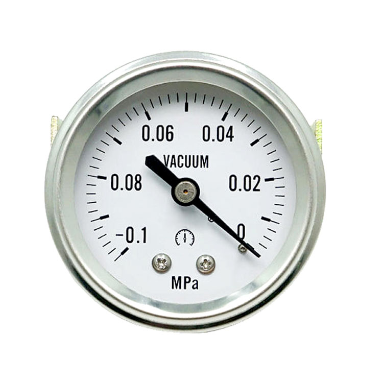 Threaded vacuometro vacuum pressure gauge with negative pressure