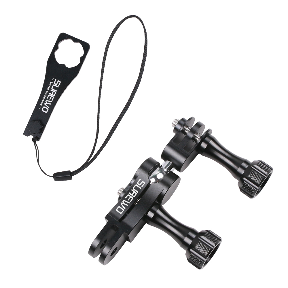 SUREWO, алюминиевые поворотные кронштейны для экшн-Камеры GoPro Hero 7 6 5 Black DJI OSMO
