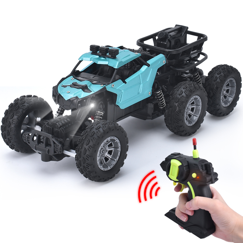 Alloy Six-wheel Drive Twist climbing Car Inertia off-Road Vehicle Stunt Children's Toy Boy Gift