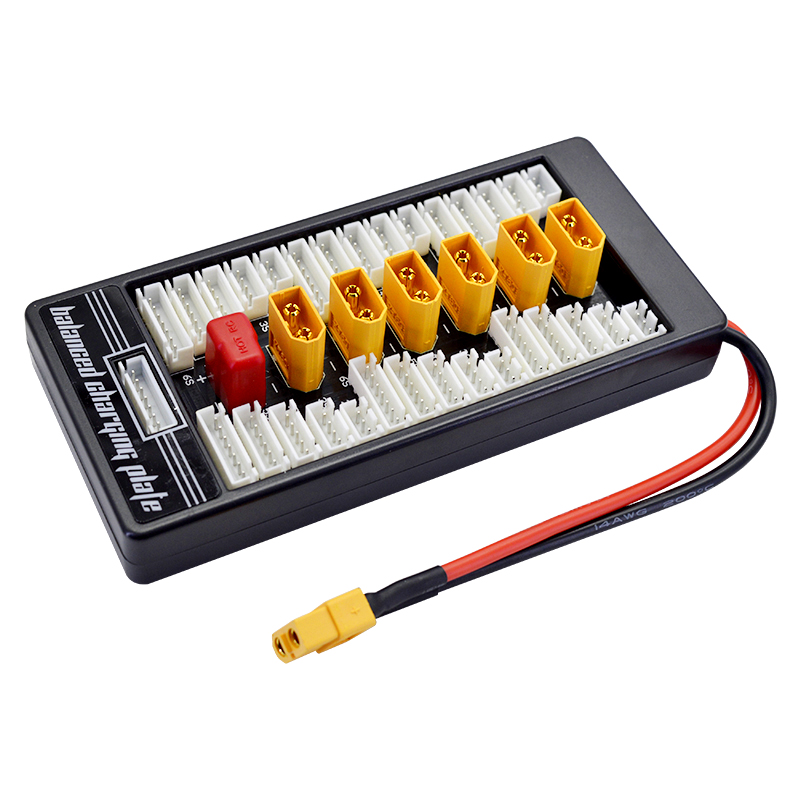 New product B6 charger banana charger adapter board model airplane battery 2s-6s xt60 parallel charging board