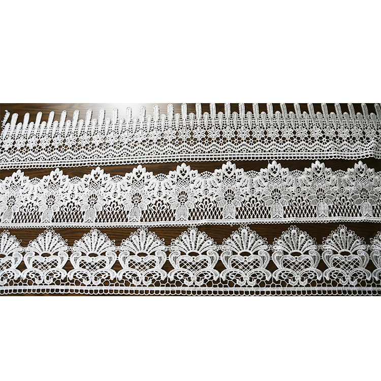Nice Quality New Design Chemical Embroidered Lace Fabric for clothes/curtain/tablecloth