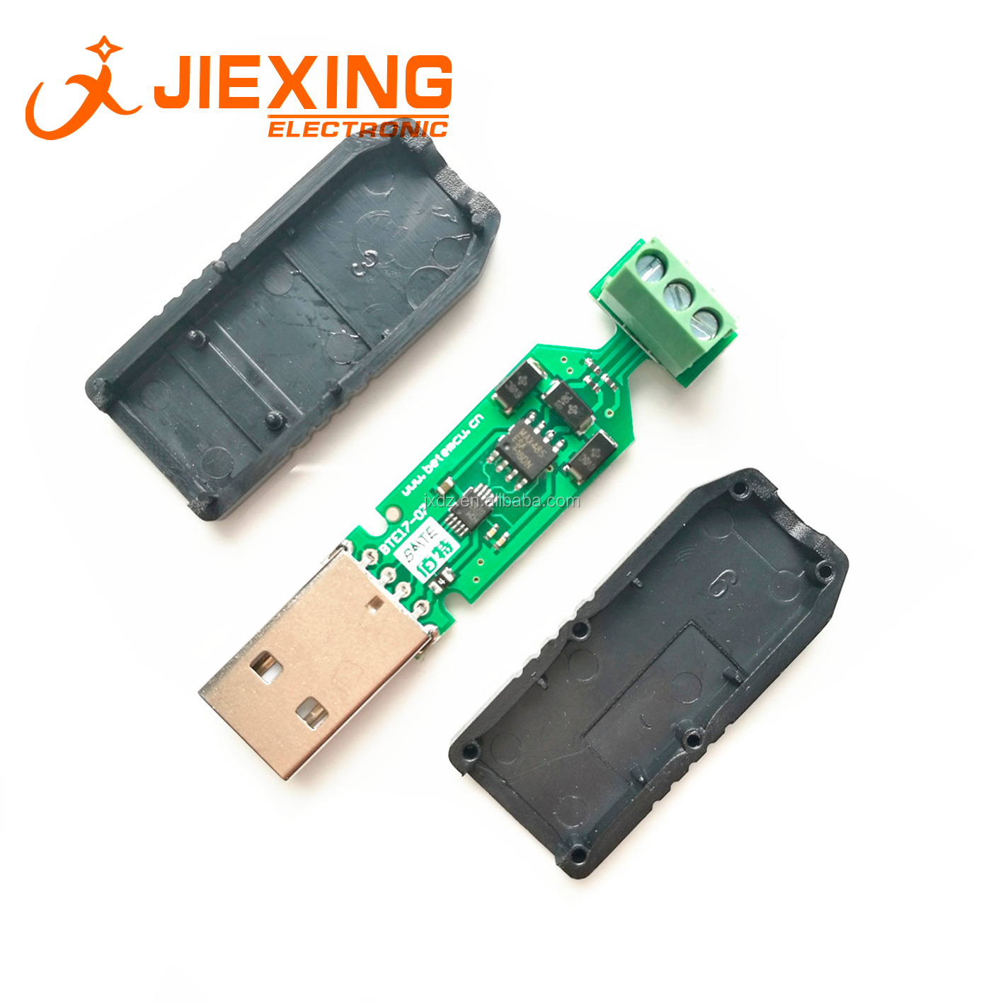 CH340E MSOP10 USB к RS485 с самовосстановления телевизоры конвертер адаптер USB к 485 3-полюсный клеммной колодки