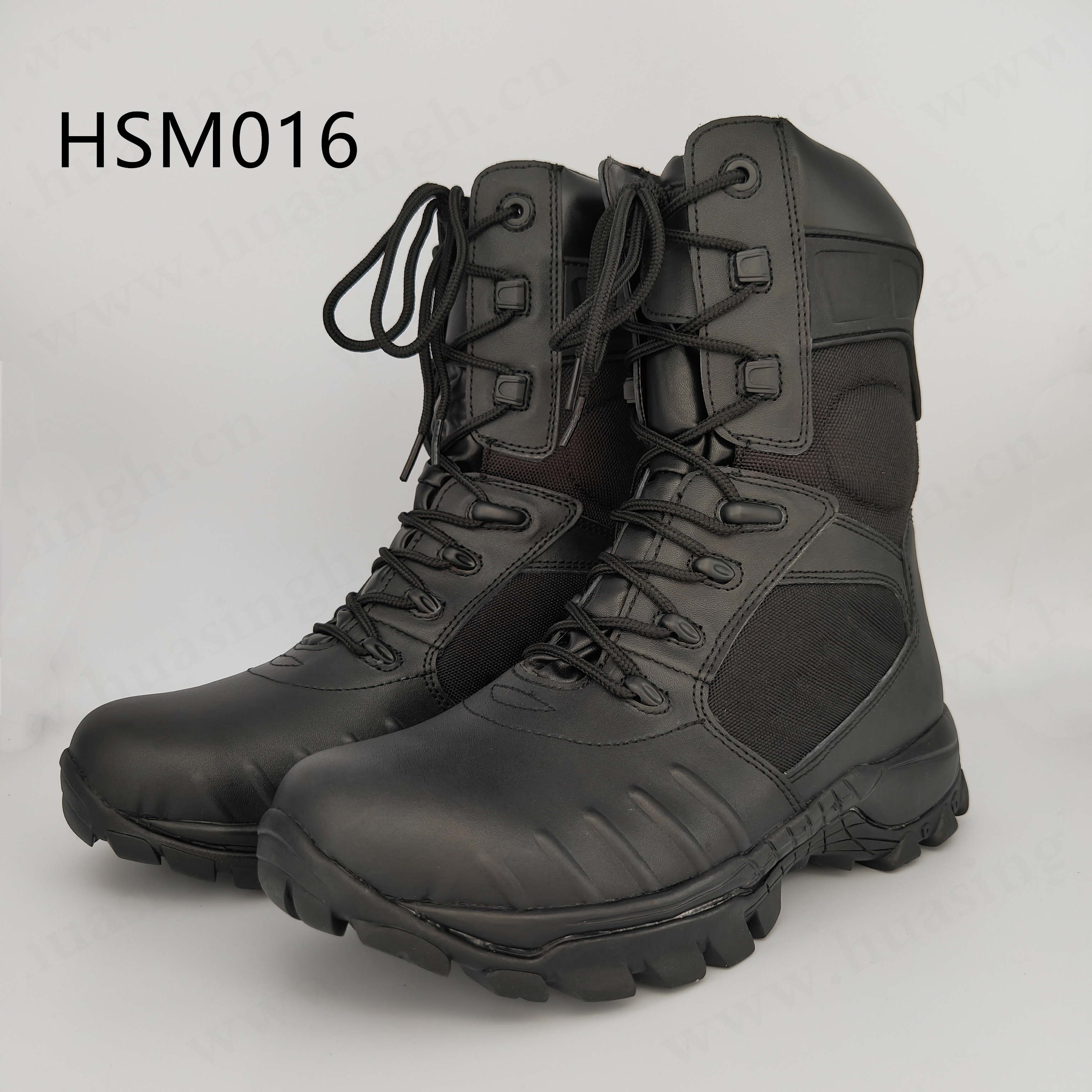 LLJ,anti-shock strong grip PU+rubber sole combat boots outdoor hiking anti-tear tactical boots for sale HSM016