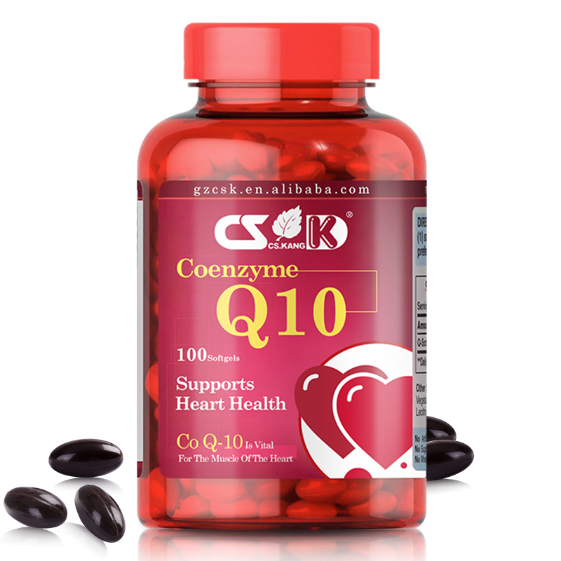 Oem q10 коэнзим софтгель капсулы продукты для здоровья Coq10 диетические добавки здоровье сердца антиоксидант поддержка Коэнзим q10