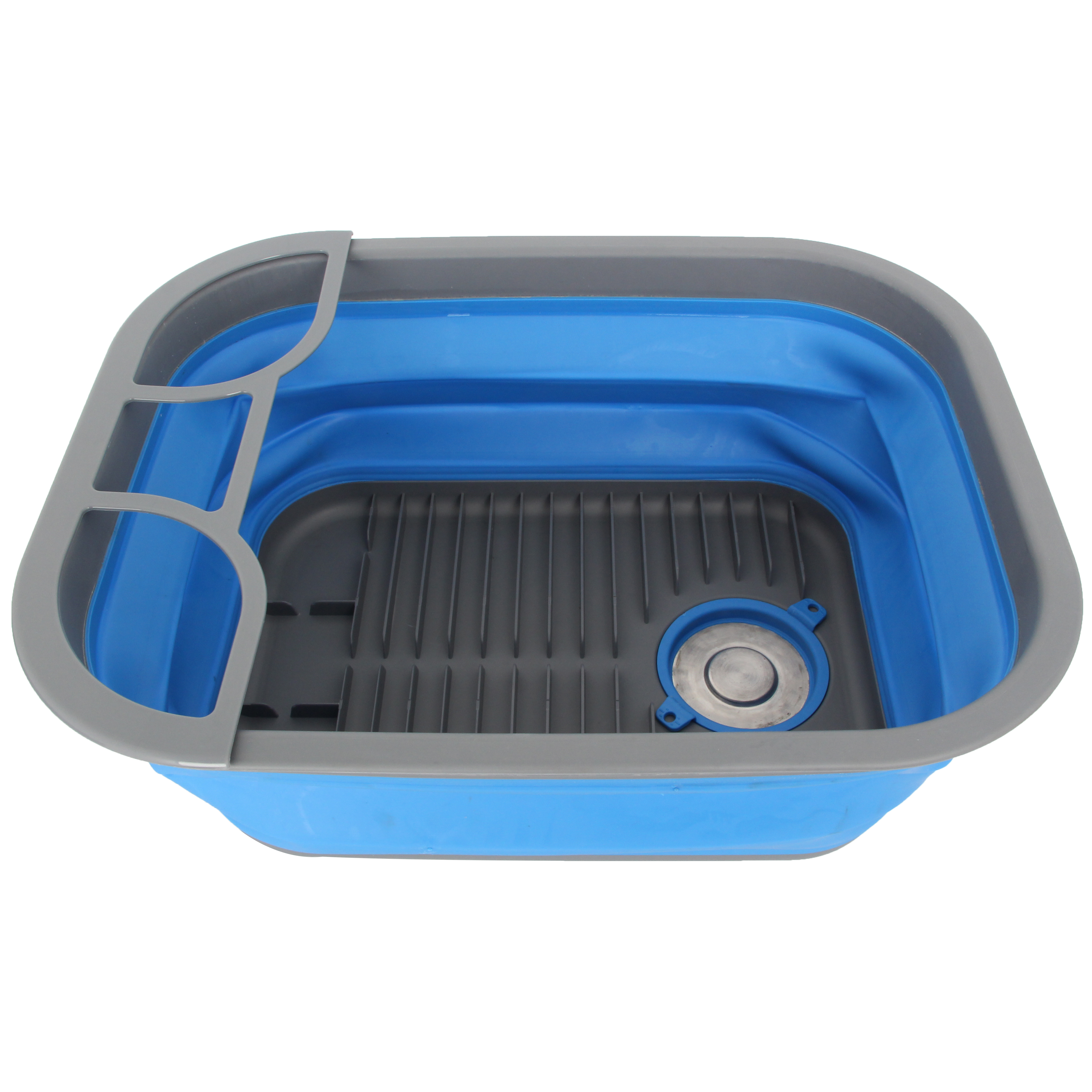 Portable Dinnerware Folding Washing Up Bowl Dish Tray Foldable Drying Rack Set Collapsible Dish Drainer with Drainer Board
