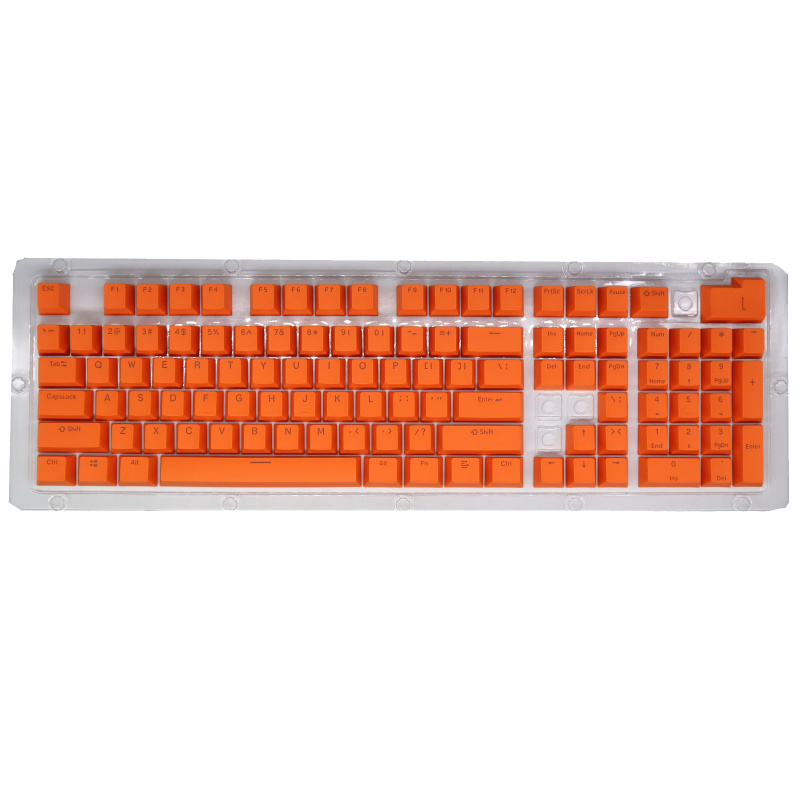 HXSJ P9 PBT колпачки для механической клавиатуры с двумя впрысками, эргономичные 104 клавиши, маслостойкие Сменные колпачки для клавиш с вытяжным ключом