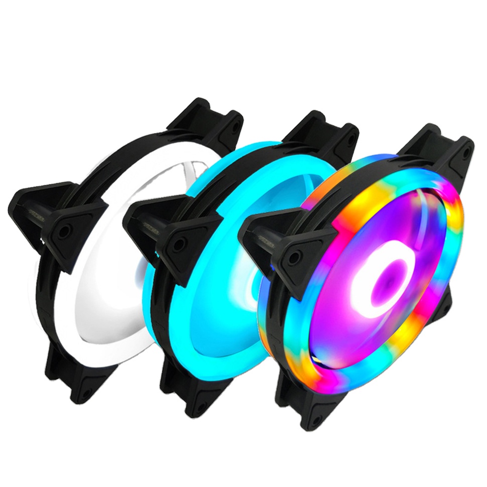 Redstorm 120 мм охлаждающий вентилятор компьютера RGB радиатора ПК Чехол Регулируемый стелек поддержат дыхания арки стелек радиатора красочный воздушный охладитель вентиляторы для компьютера ПК