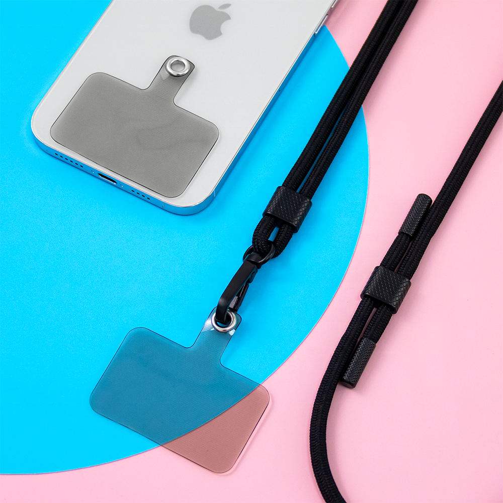 Mobile Phone Crossbody Lanyard Adjustable Neck Strap Keychain Chain Safety Universal TPU Neon Patch For iPhone 13