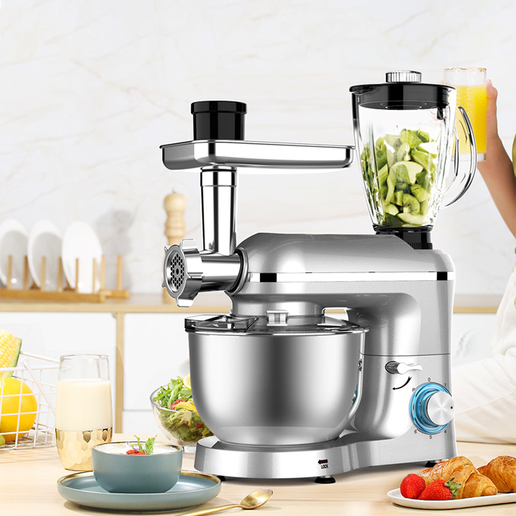 5-in-1Multifunctional кухонных приборов, 1500W 4.5L чаша из нержавеющей стали с блендер и Мясорубка миксер/