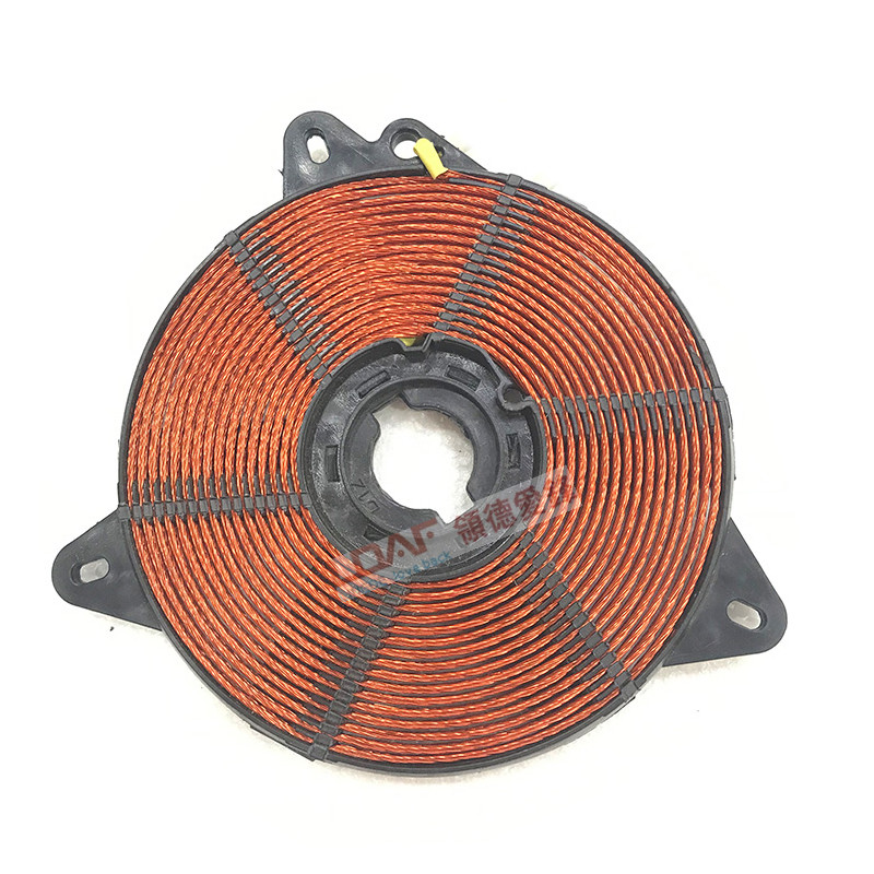 Copper coil panel for wok and induction cooker accessory induction cooker plate