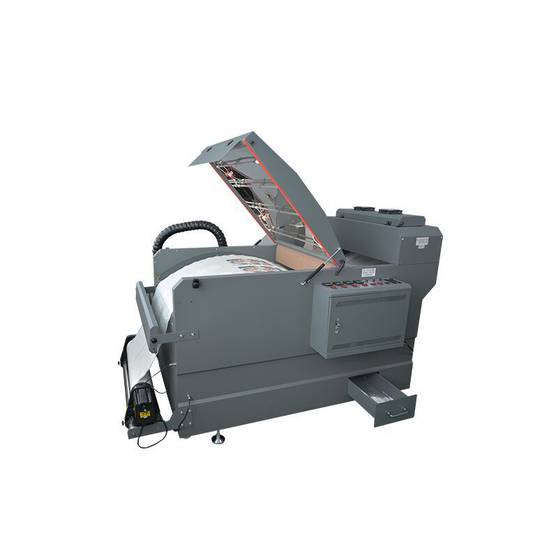 Dusting drying and fixing color integrated machine Digital hot print printer Personalized T-shirt printing film printer PET