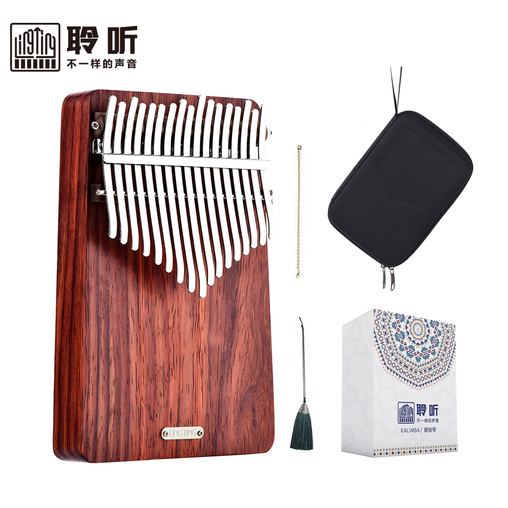 Kalimba LT-K17A 17 клавиш большой палец пианино kalimba музыкальный инструмент с богатыми аксессуарами