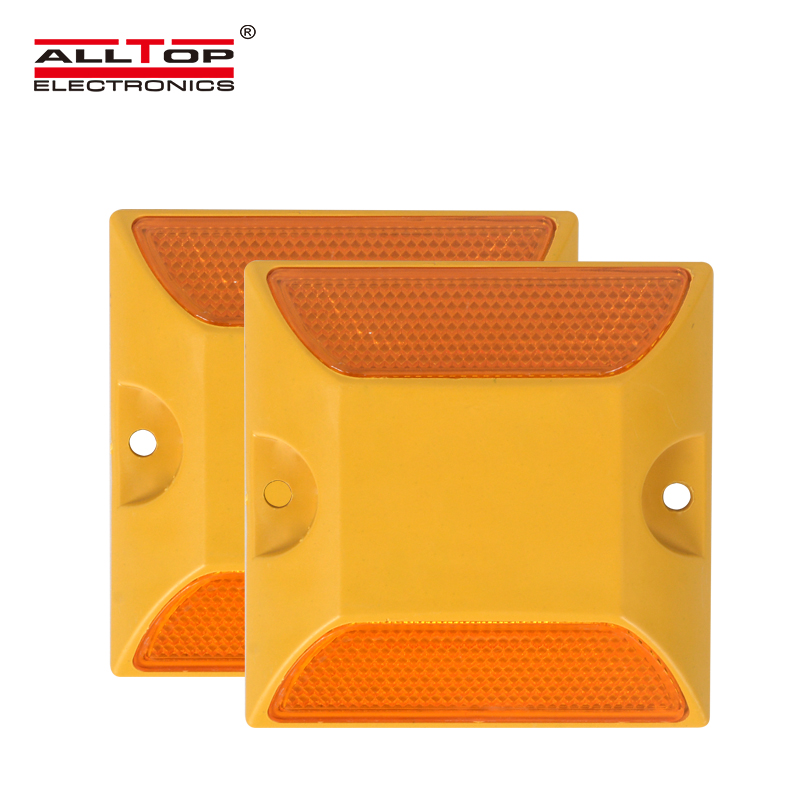 ALLTOP долговечный IP68 Водонепроницаемый abs пластиковый дорожный рефлектор со светодиодным отражателем для уличного дорожного ландшафта