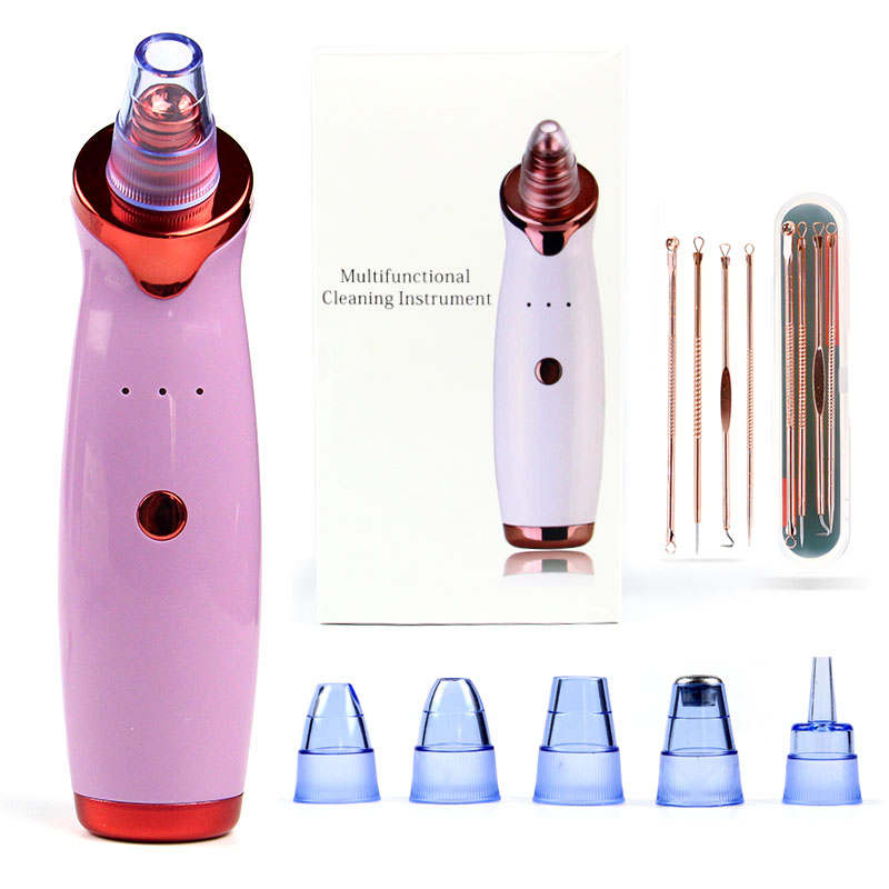 2021 Electron facial pore cleaner face deep cleaner pore acne pimple removal vacuum facial vacuum pore cleaner comedo