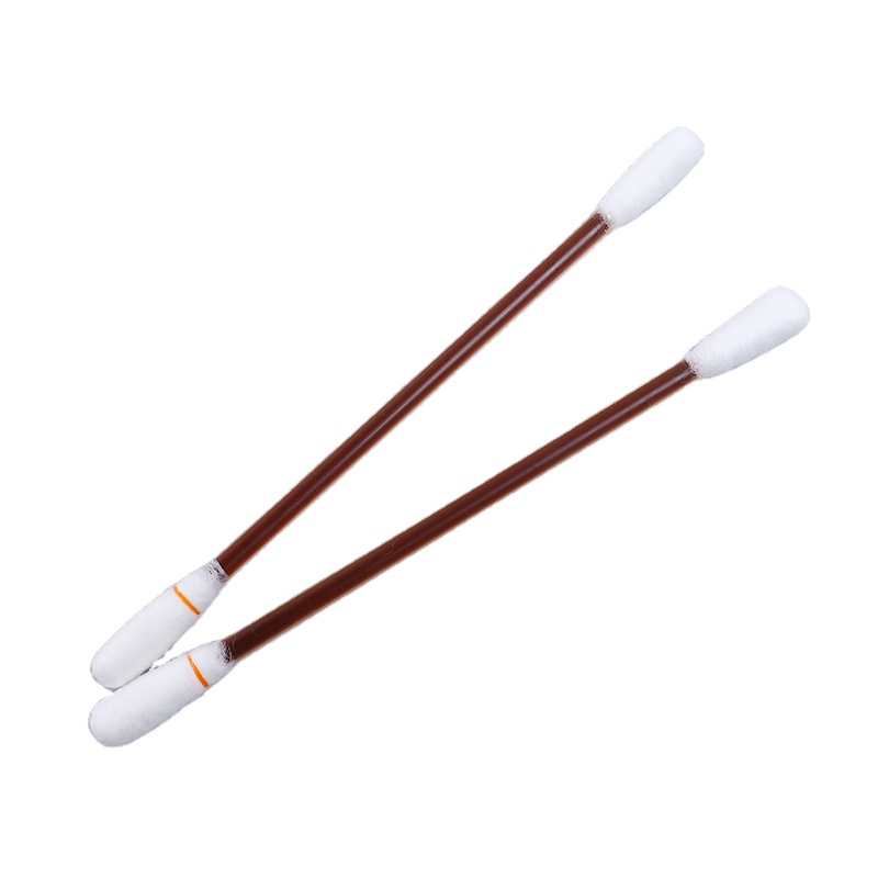 Free Sample Two sides Disposable Povidone Iodine Swab Sticks medical Alcohol Filled Cotton Swab iodophor liquid filled swab